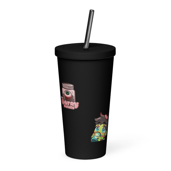 Insulated Tumbler with a Straw product image (2)