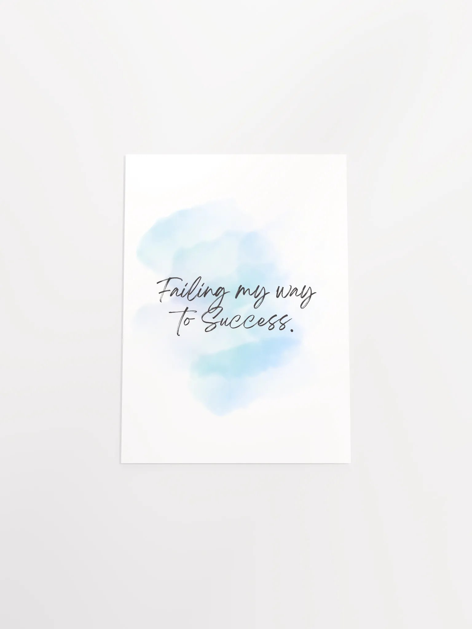 Failing My Way To Success Motivational Print product image (7)