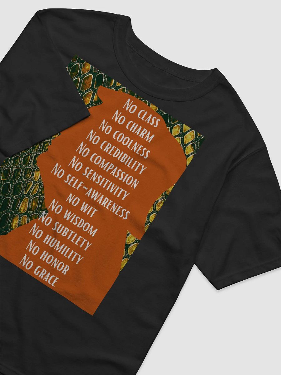 No Class, No Charm, No Coolness Donald Trump Silouhette T-Shirt product image (4)