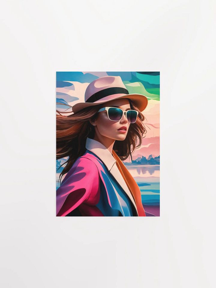 Abstract illustration of a Woman Poster - 9 product image (2)