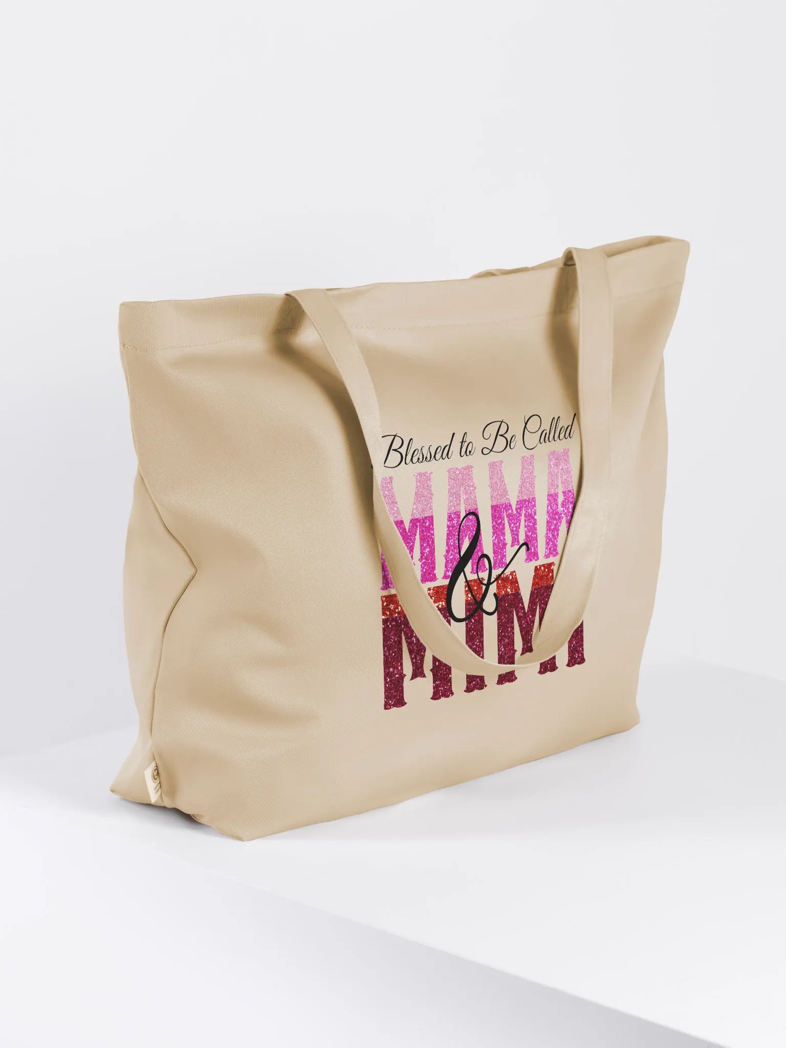 Blessed To Be Called Mama and Mimi, Mothers Eco Tote Bag product image (3)