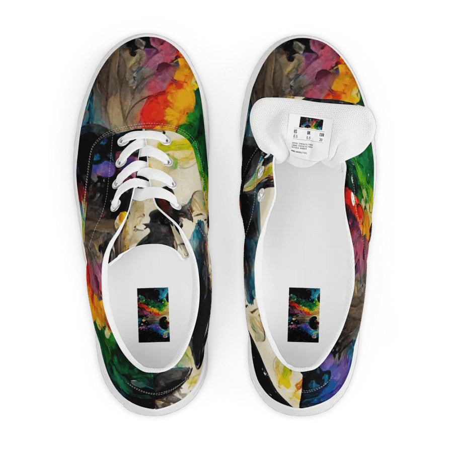 Fungi Fantasy, Women's Lace-Up canvas Shoes product image (6)