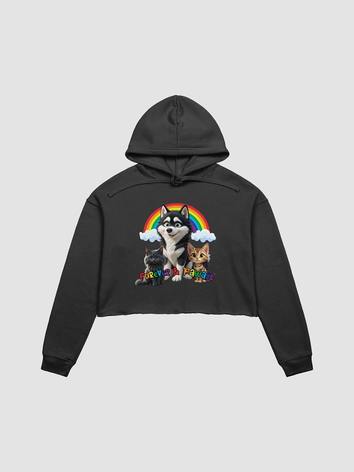 Furever & Always Fleece Crop Hoodie product image (1)