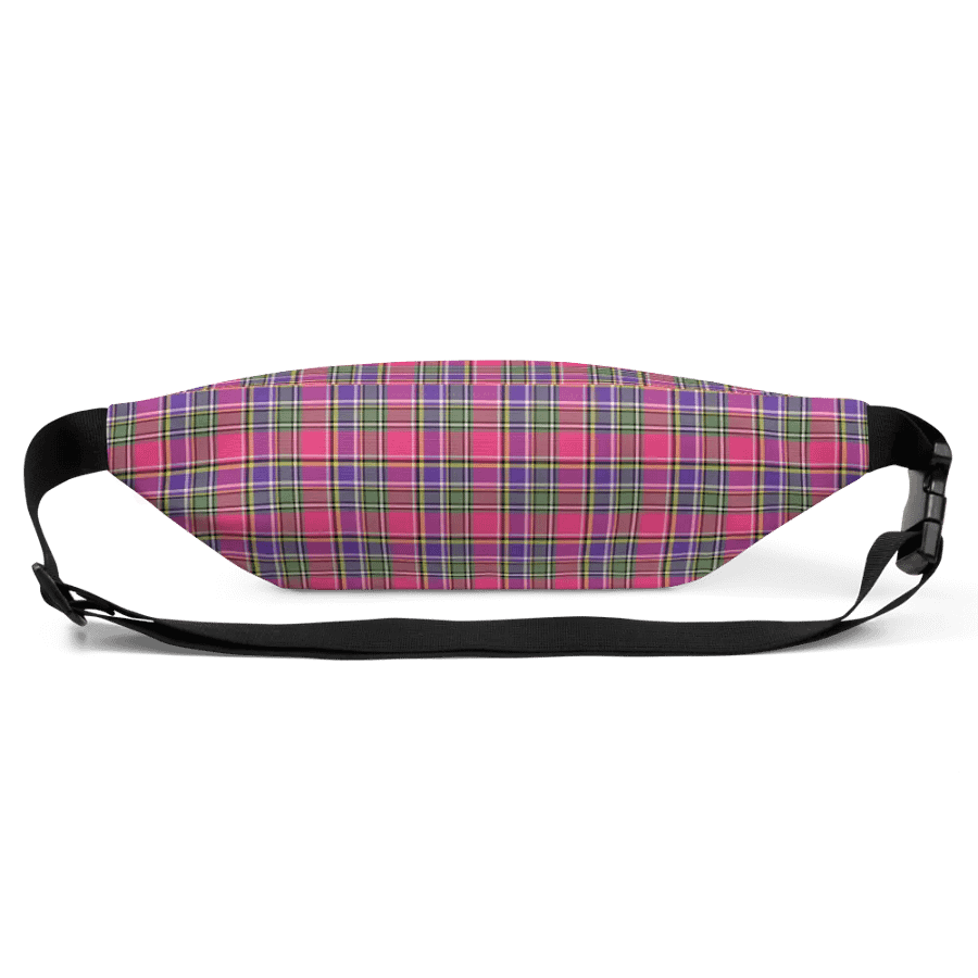 Hot Pink and Purple Vintage Plaid Fanny Pack product image (4)