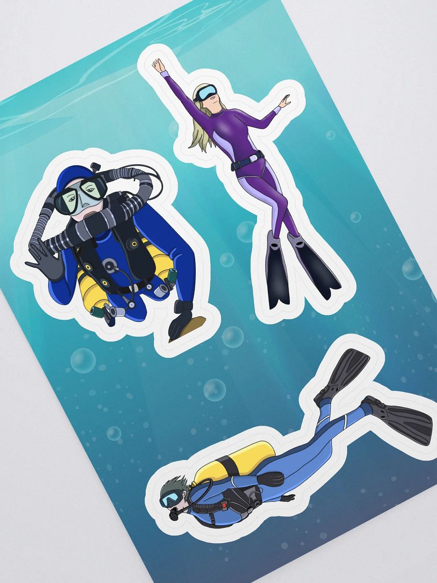 Dive Set Sticker Sheet product image (1)