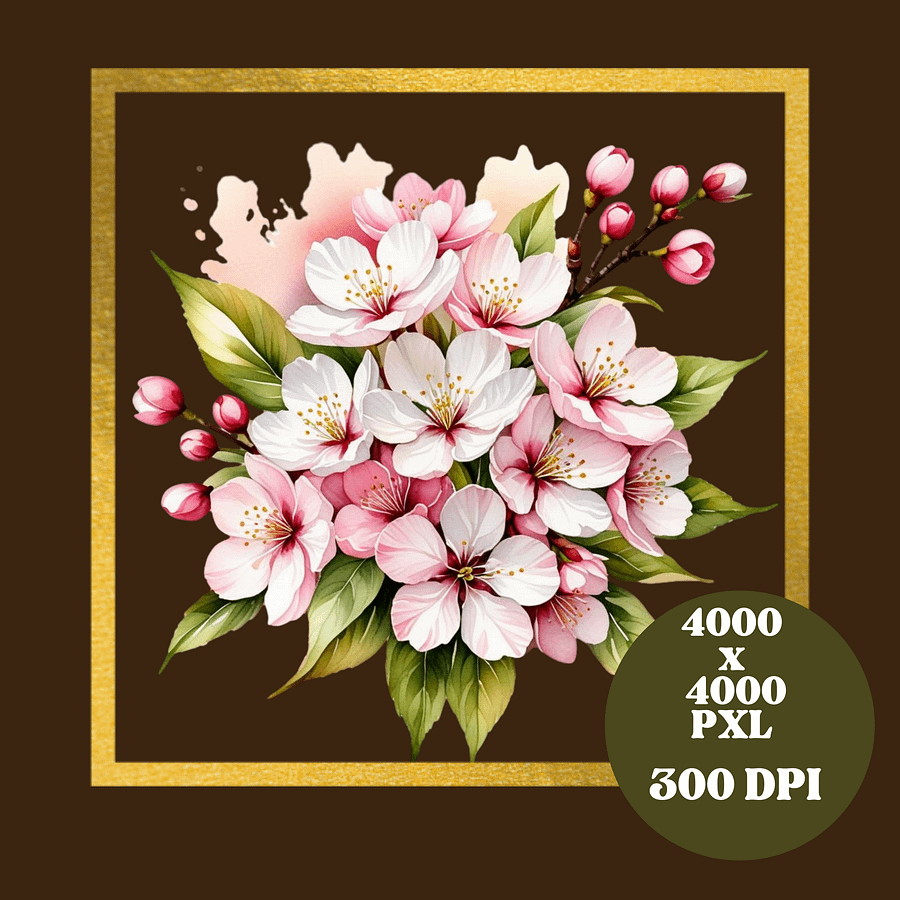 Cherry Blossom Clipart Bundle product image (3)