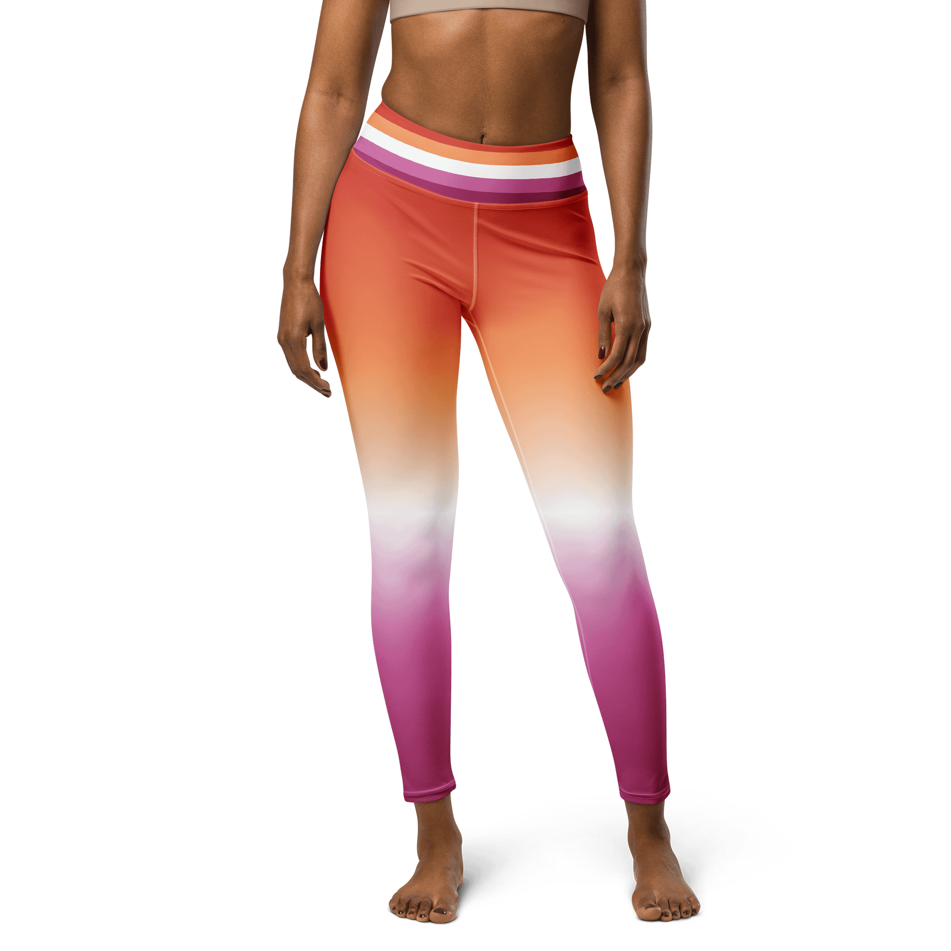 Lesbian Pride Gradient Leggings product image (1)