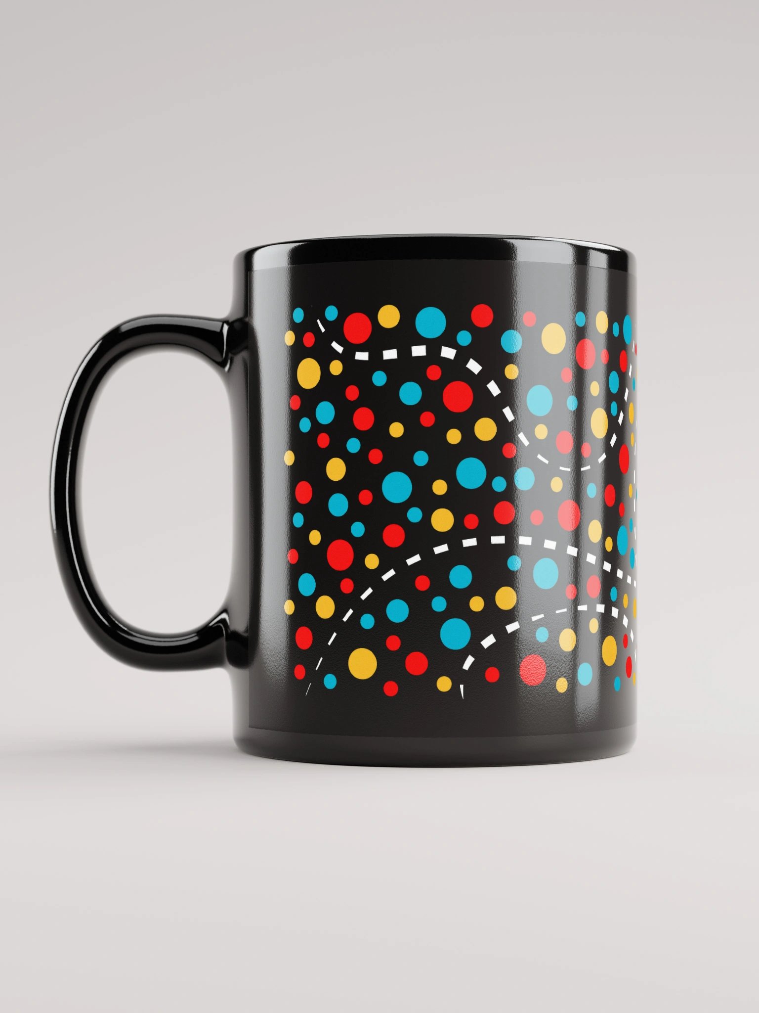 Mug - Dashes & Dots - Black product image (6)