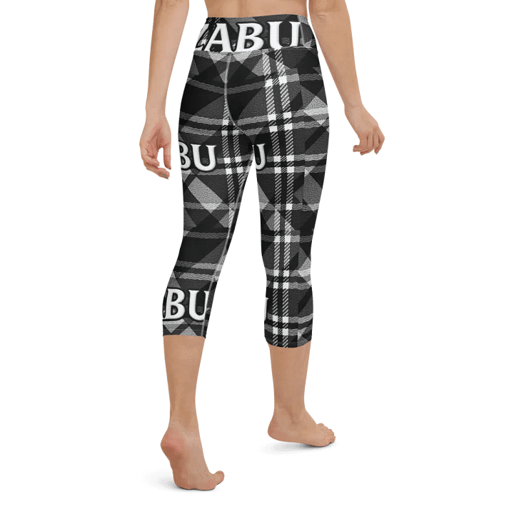 ZABU Checkered Yoga Capri Leggings product image (2)