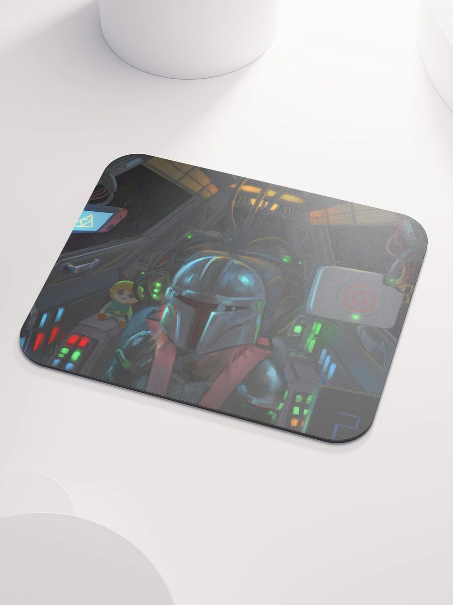 Spacey Inner Bounty Hunter: Mandalorian SCM Mouse Pad product image (3)