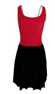 Midnight Veil Designs Black and Red Gothic Skater Dress product image (7)