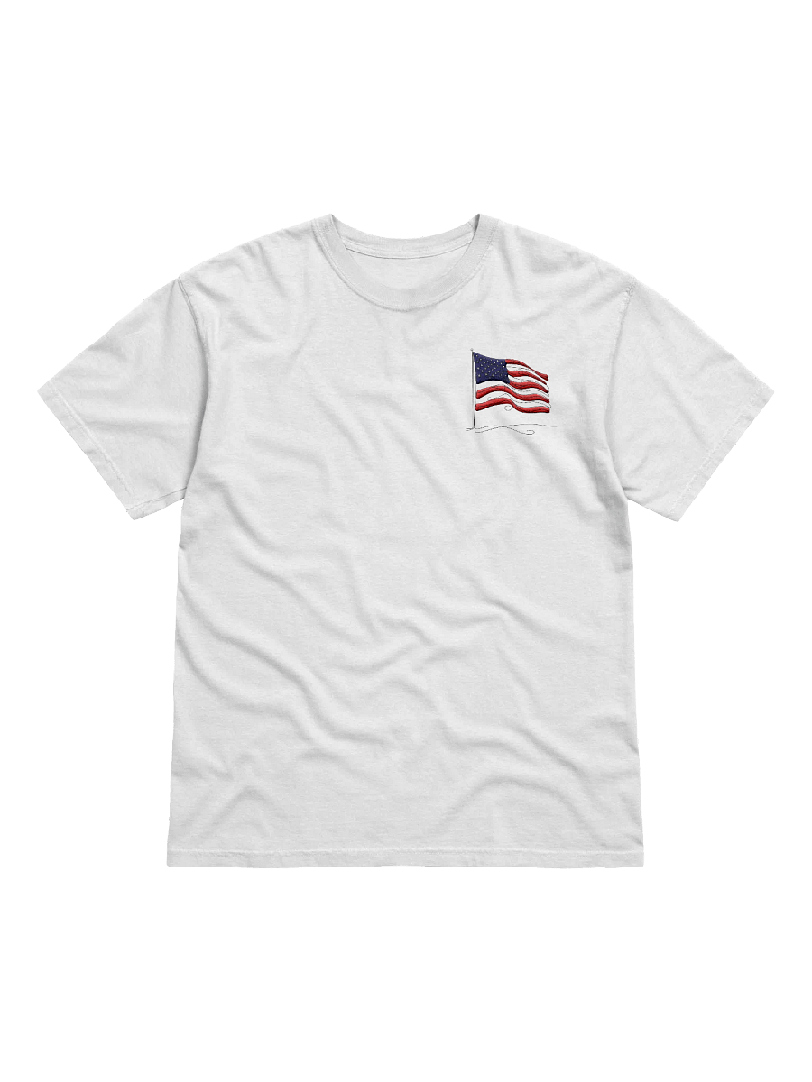 USA flag Line Art Design T-Shirt product image (1)