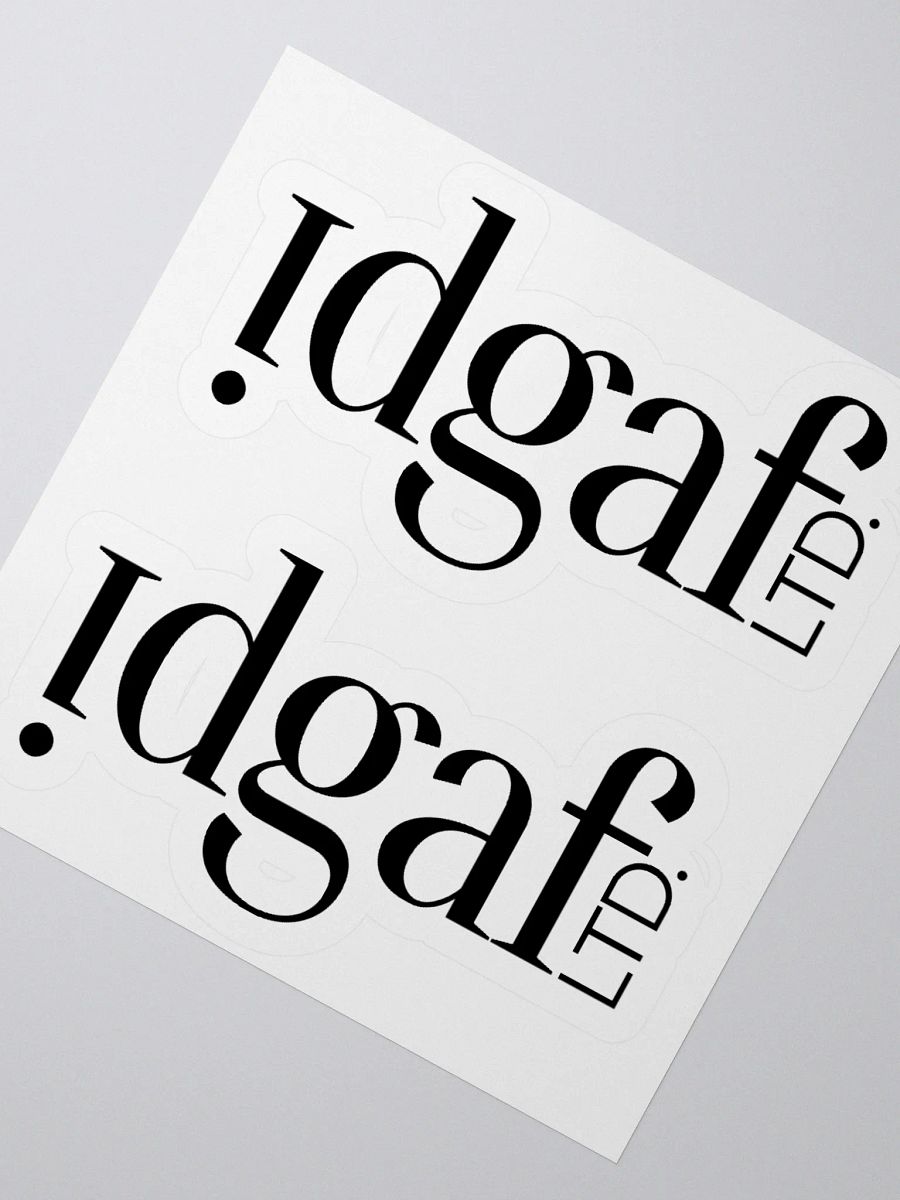 idgaf-LTD. Expressive Cut Stickers product image (2)