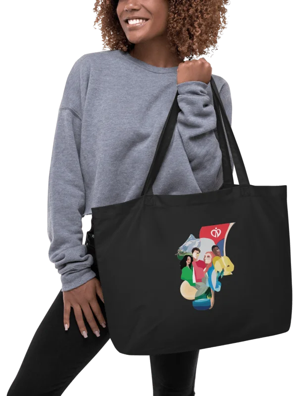 ORGANIC COTTON TOTE BAG OVERSIZED – PLANETARY COLLABORATION product image (2)