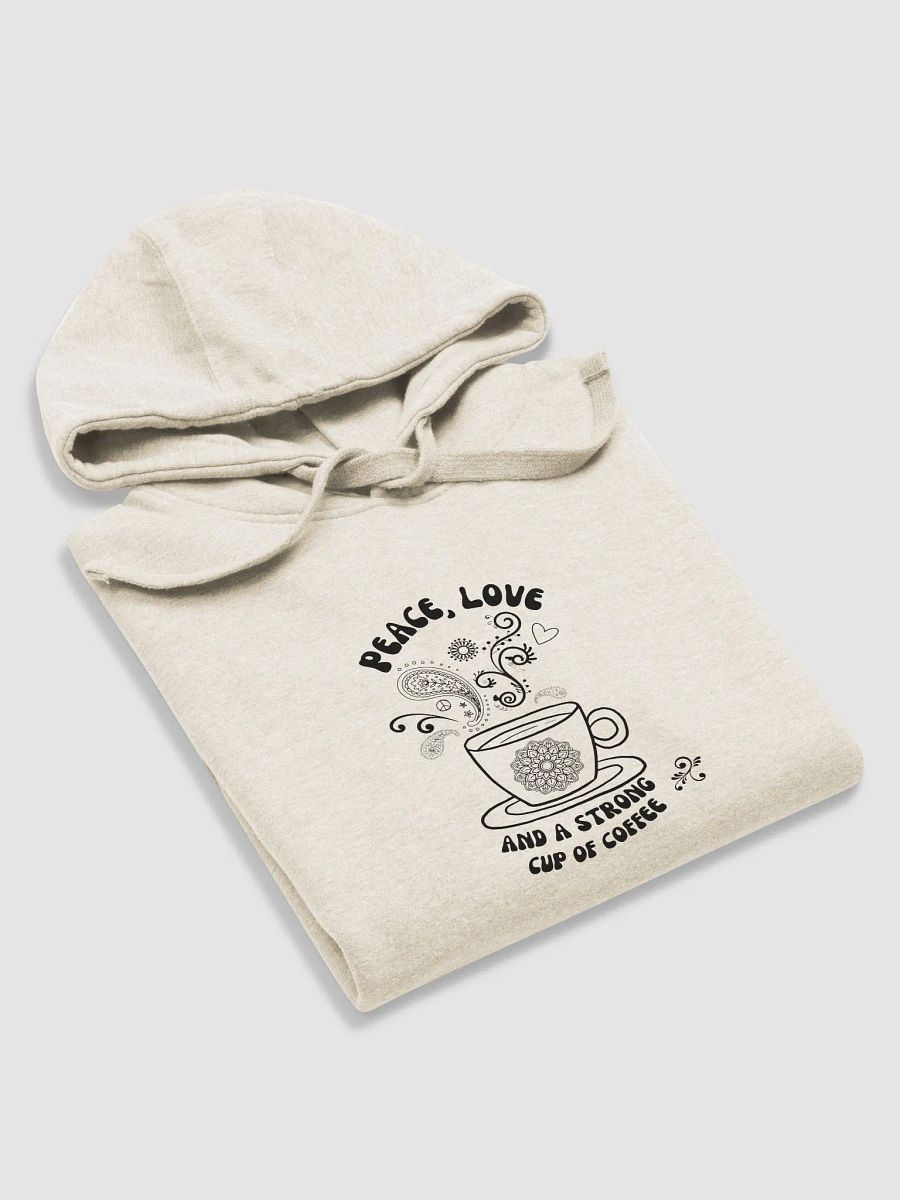 Peace, Love, and Coffee Vibes Hoodie product image (22)