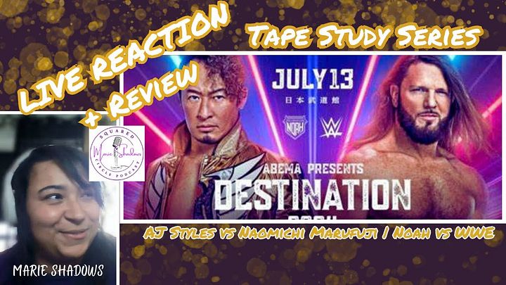 [Tape Study Series] AJ Styles vs Naomichi Marufuji | WWE 🤝 NOAH