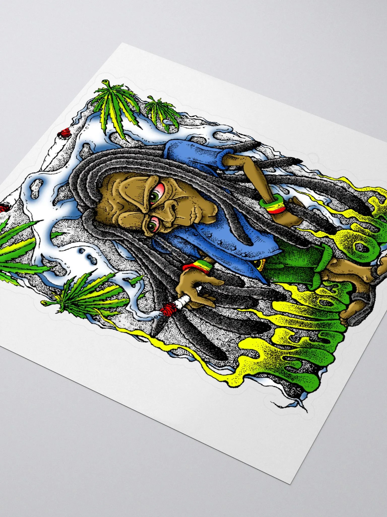 Mellow Out Kiss Cut Sticker product image (3)