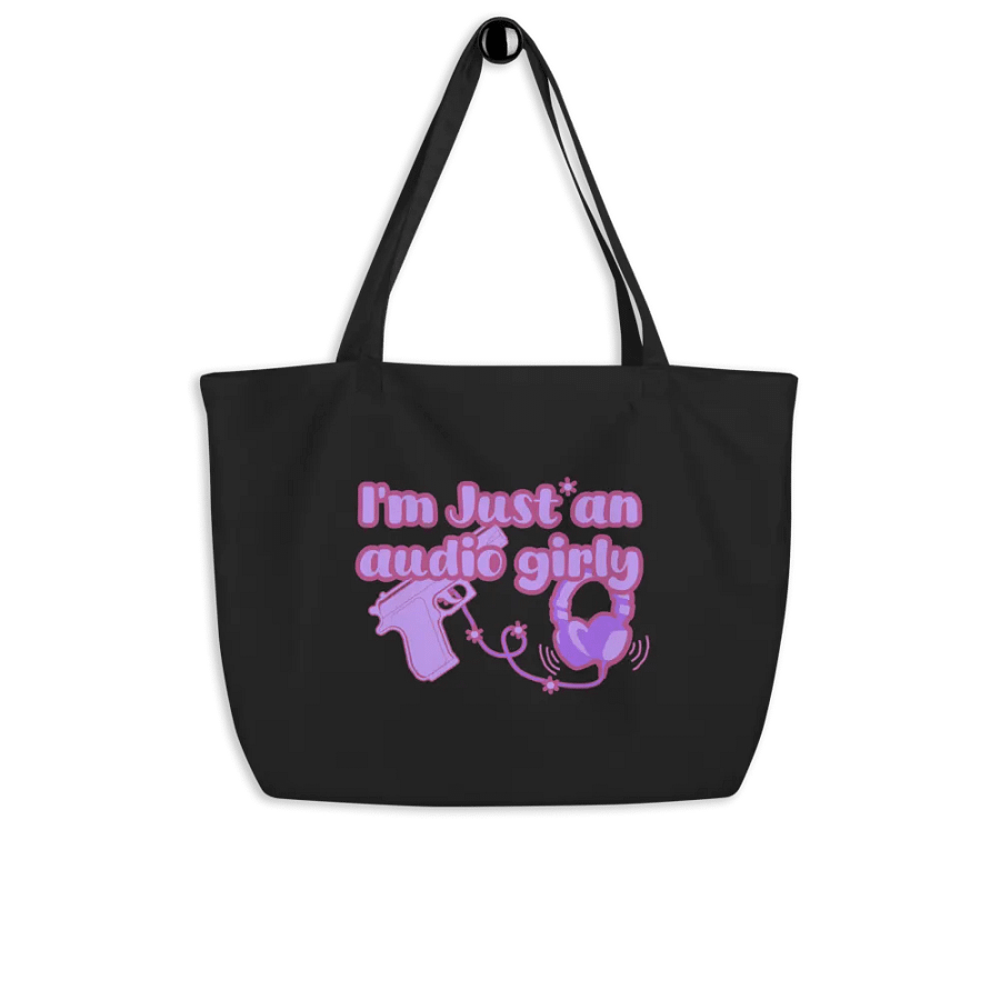 I'm Just an Audio Girly Tote bag product image (5)