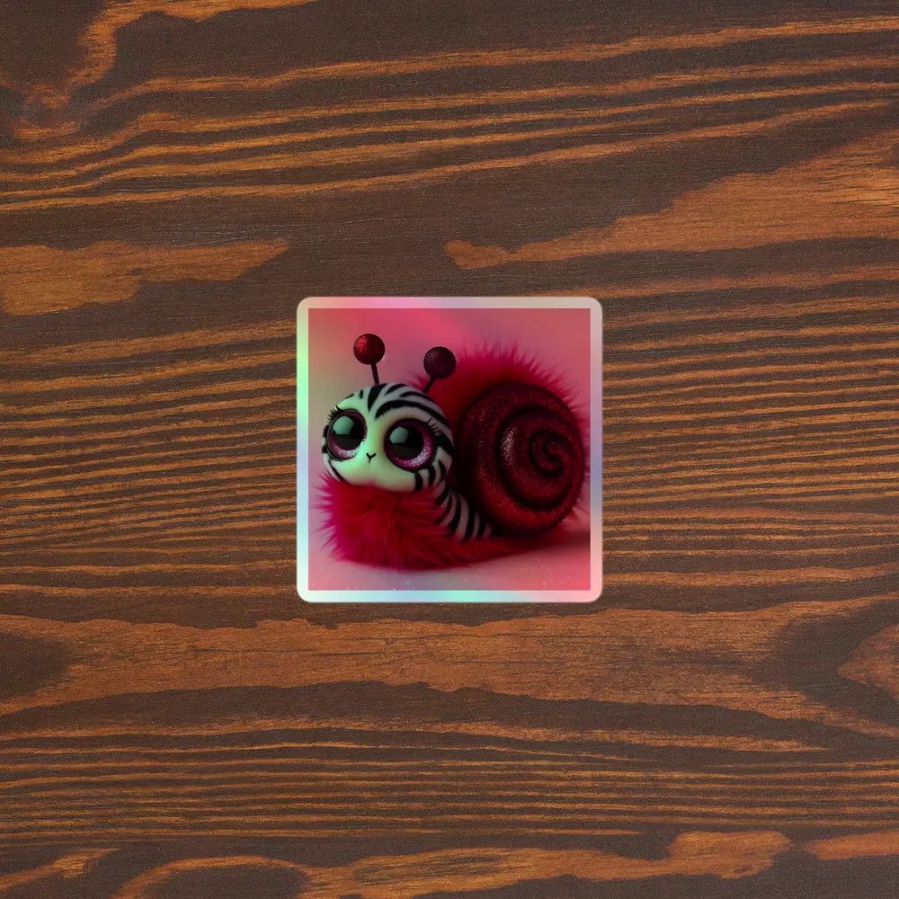 Whimsical Snail Holographic Sticker Sheet product image (5)