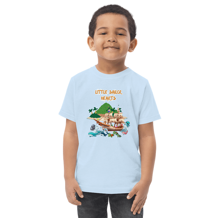 Little Sailor Hearts Adventure Toddler T-Shirt product image (13)