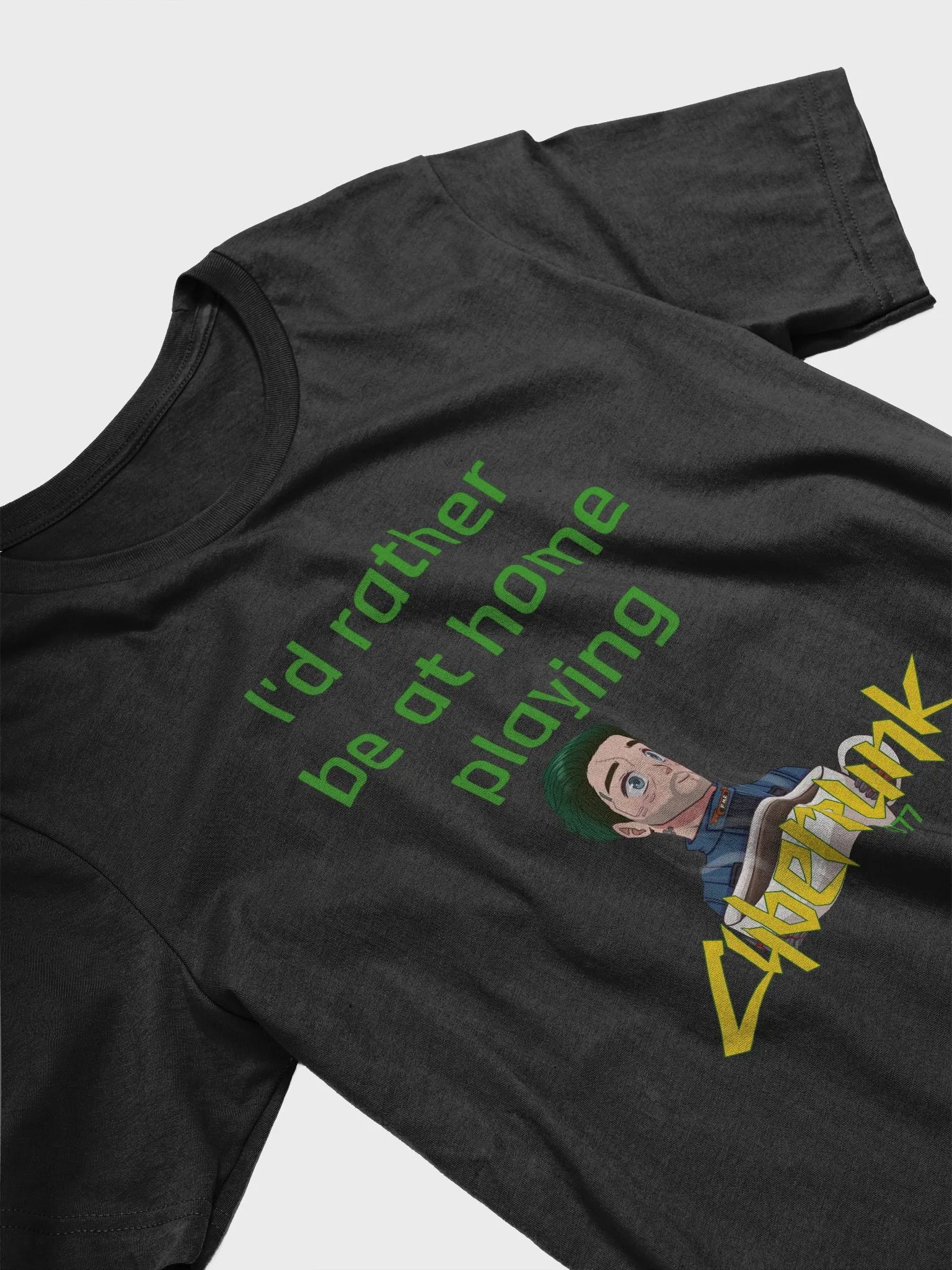 Rather Be At Home Tee - Cyberpunk Edition product image (4)