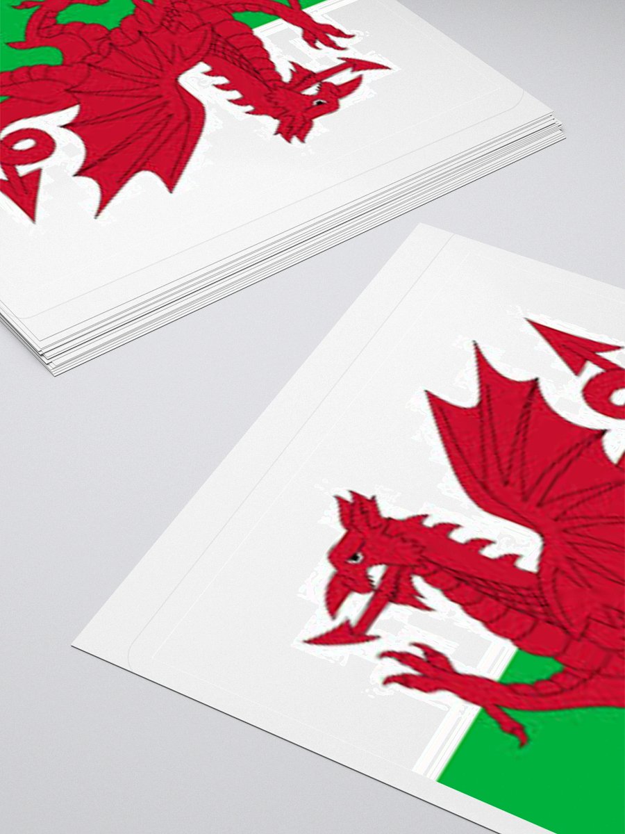 Wales Flag Sticker | Red Dragon Design | Durable Vinyl | 3 Sizes product image (11)