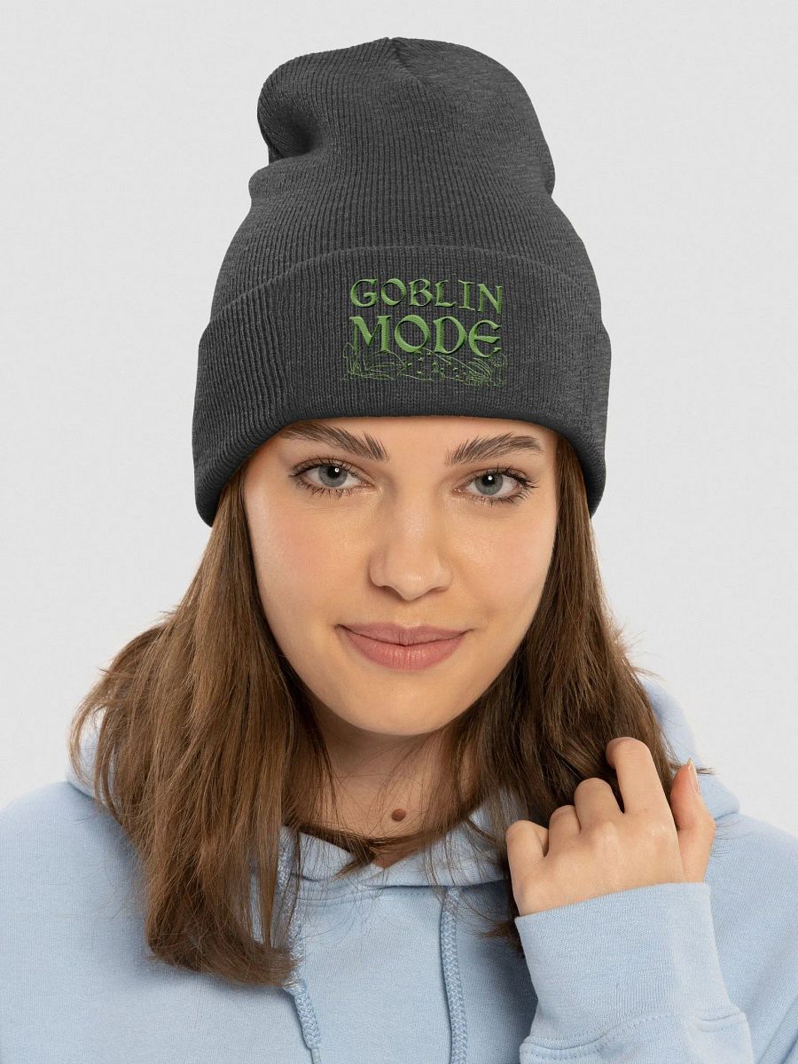 Goblin Mode Embroidered Beanie product image (8)