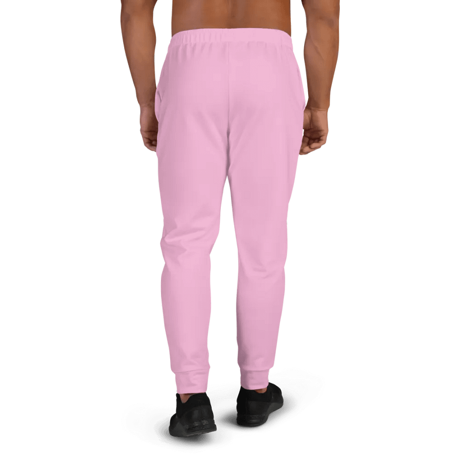 Plain Light Carnation Pink True Summer Recycled Polyester Premium Men's Joggers by Treasure Pie product image (4)