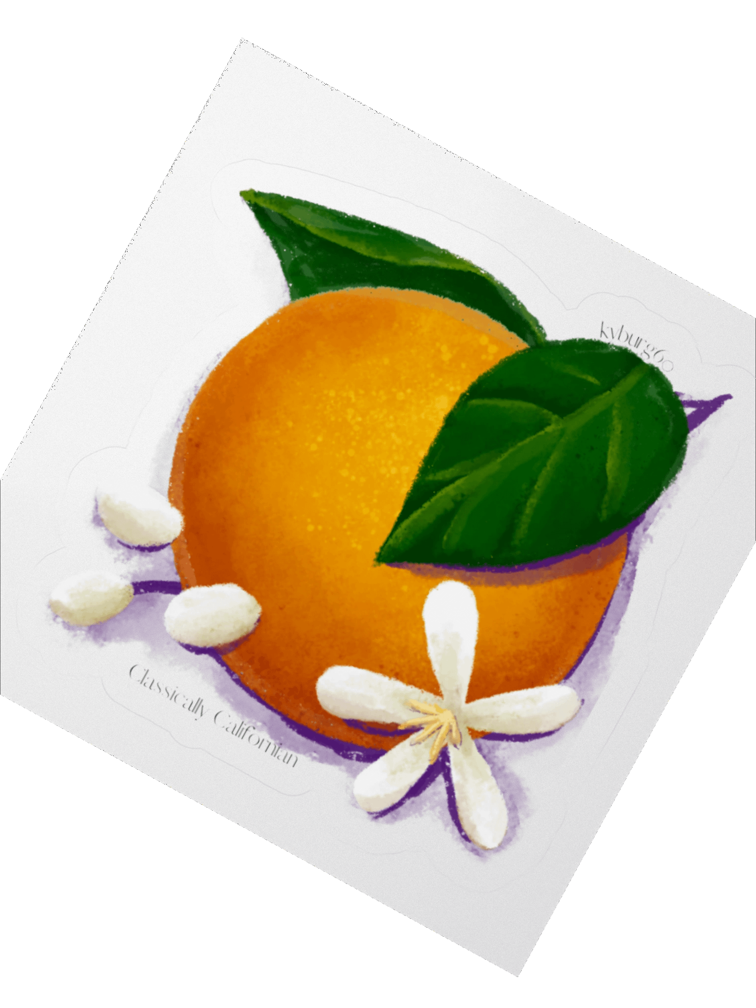 Kyburg60 - Classically Californian Kiss Cut Sticker product image (4)