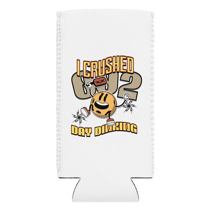 I Crushed 002 Day Dinking Pickleball Triumphant Can Cooler product image (1)