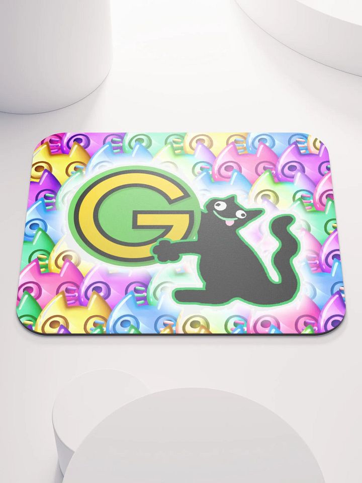 Mousepad - Derpcat holding 2025 Logo + Audience product image (2)