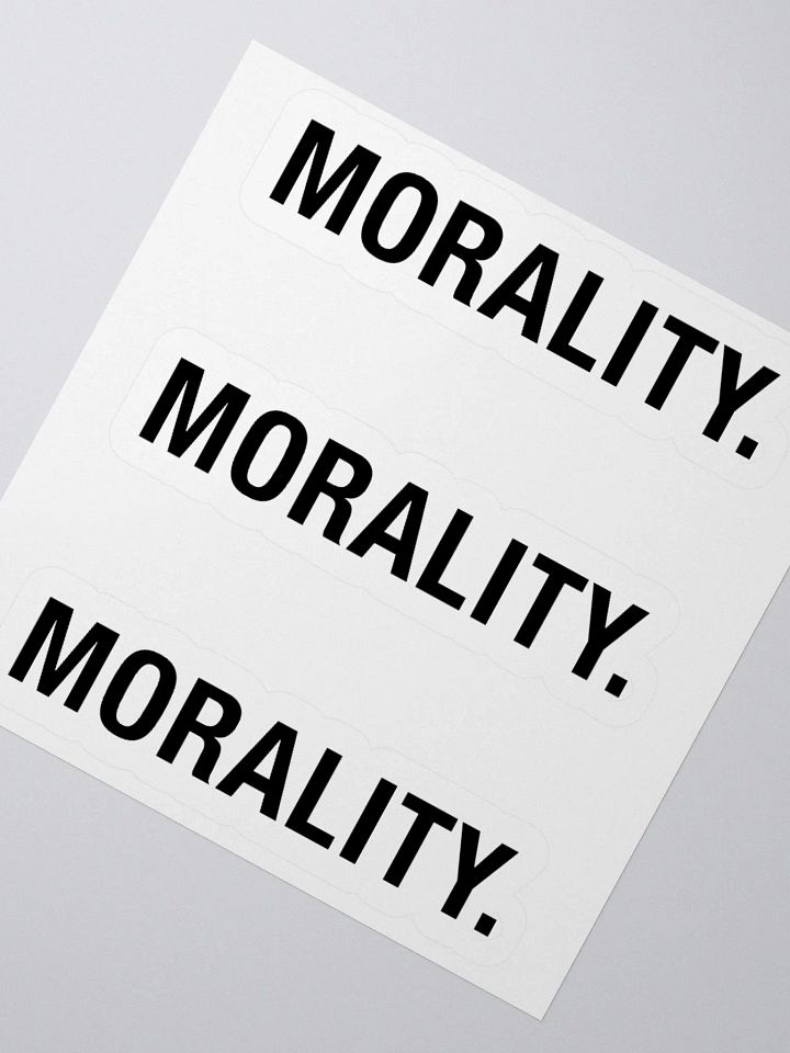 Morality Sticker product image (8)