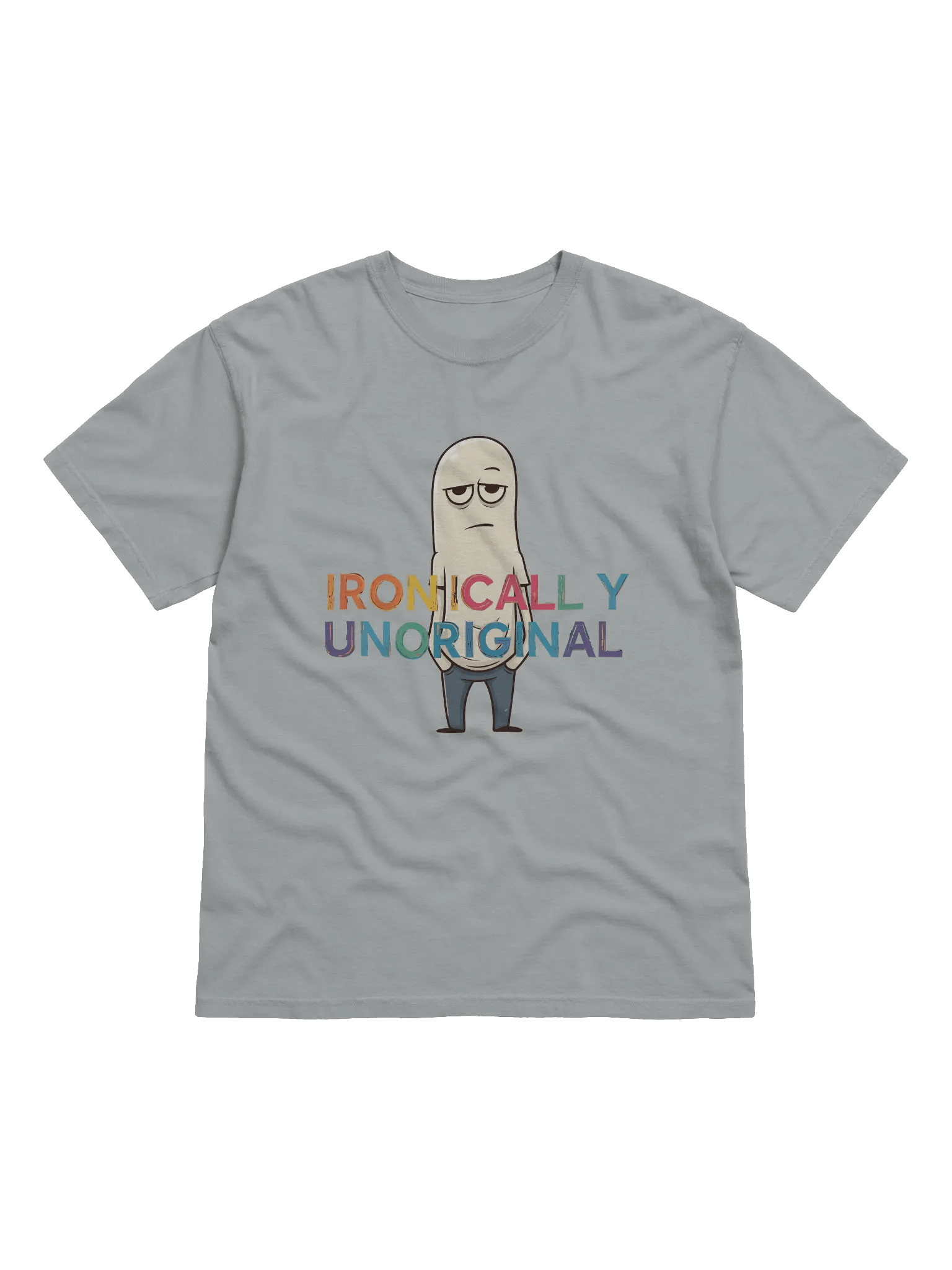 "Ironically Unoriginal" Comfort Colors Garment-Dyed Heavyweight Tee product image (8)