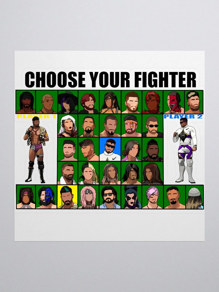 PEPW Choose Your Fighter Curk vs Oliver Sticker product image (1)