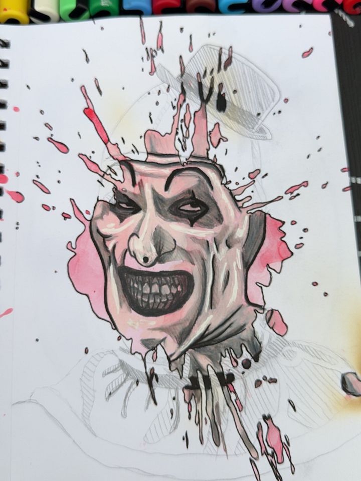 Art the clown in spill effect product image (1)