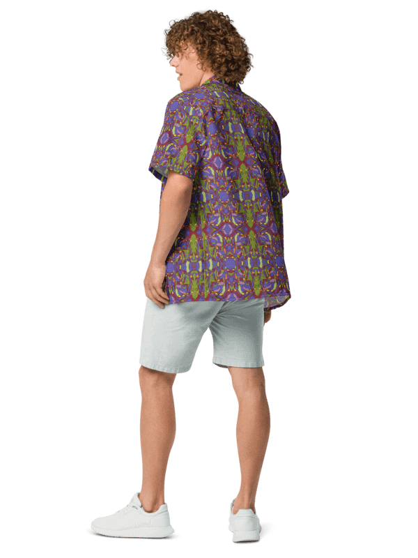 Pepper Spark – Vibrant Mosaic Pattern Hawaiian Shirt product image (4)