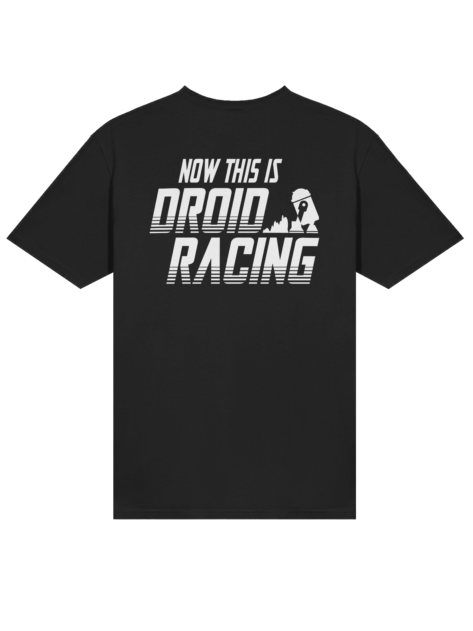 Now THIS is Droid Racing (white logo) Double Sided Tee product image (4)