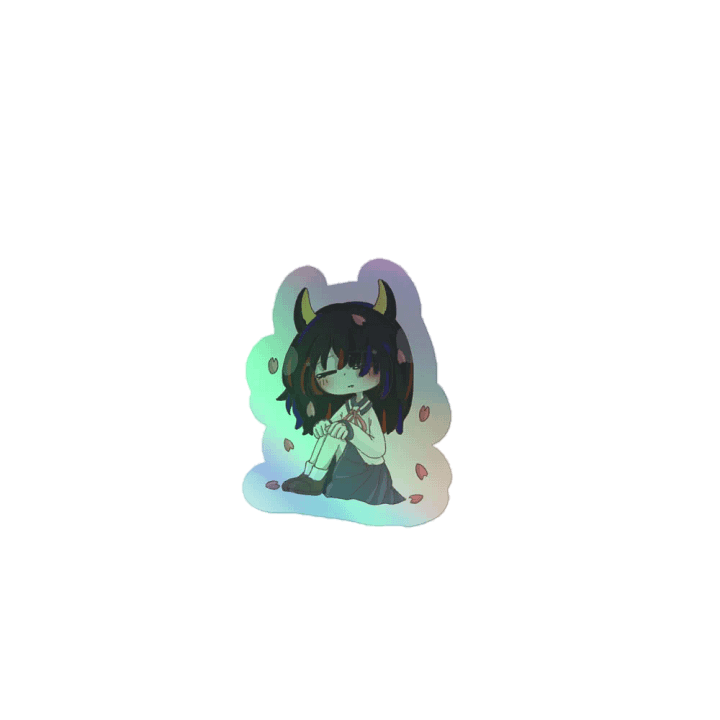 Hungry Demon - Holographic Sticker product image (1)