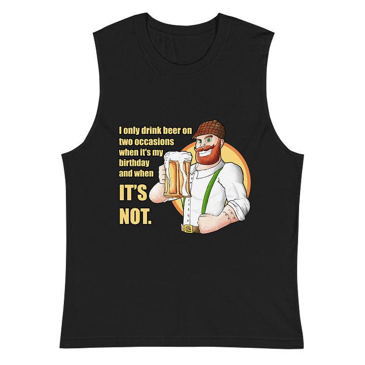 Beer Lad 1 muscle tank front product image (2)