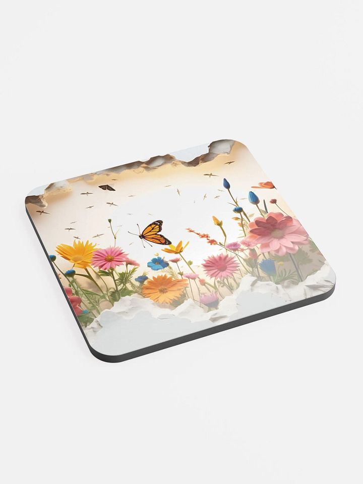 Emergence Floral Cork Coaster product image (2)