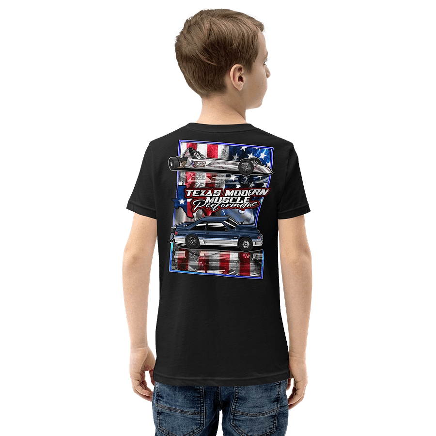 Texas Modern Muscle [Drag Cars] - Youth Tee product image (1)