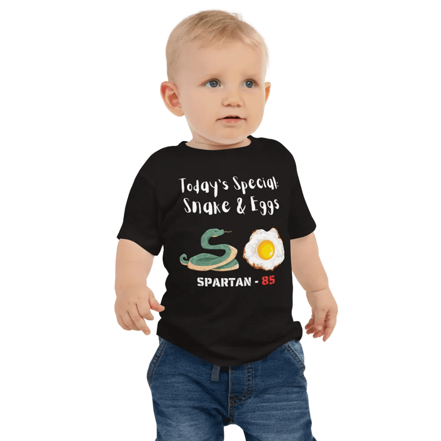 Snake & Eggs Baby T Shirt Dark product image (1)