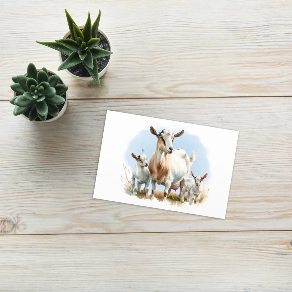 Nigerian Dwarf Mama - Greeting Card product image (1)