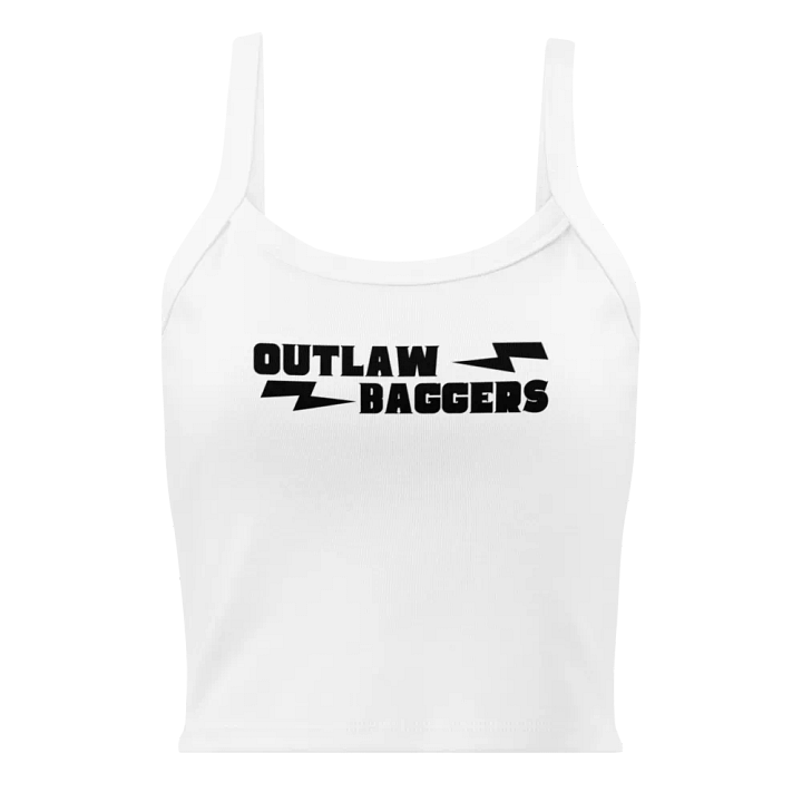 Outlaw Baggers Classic Women's Tank (White) product image (1)