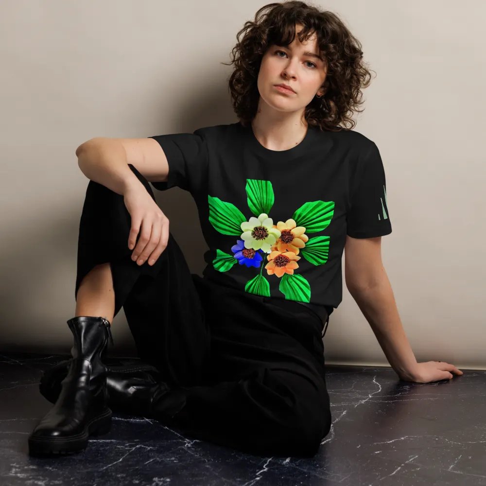 Floral Harmony Unisex Premium T-Shirt product image (10)
