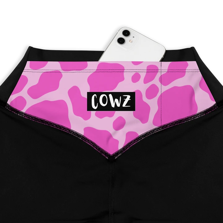 Pink Cow Print Leggings product image (2)