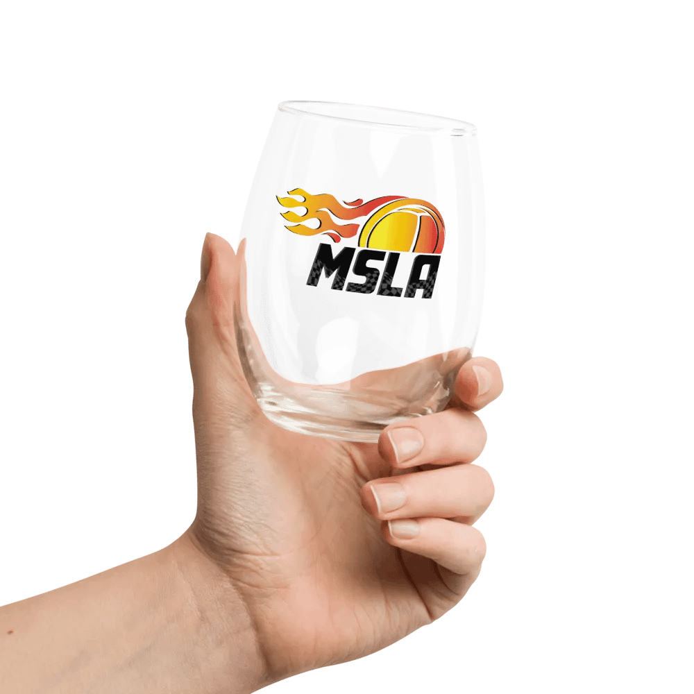 MSLA Logo Stemless Wine Glass product image (5)