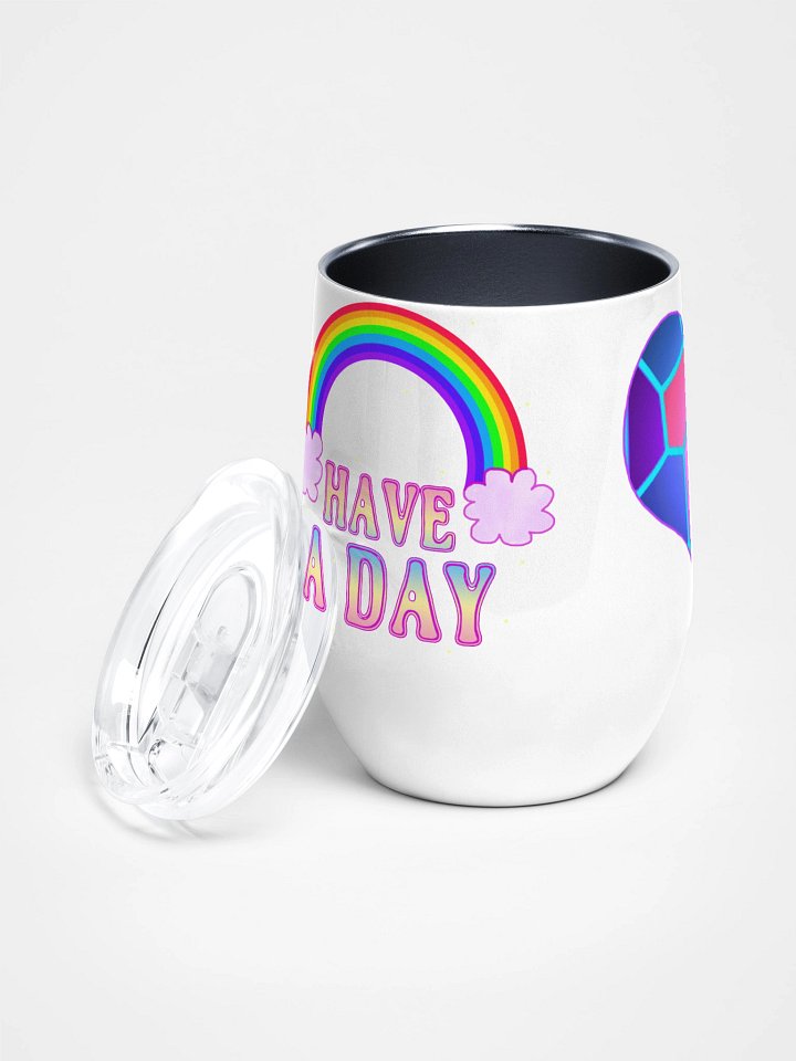 Have A Day + DiesmaHeart Wine Tumbler product image (2)