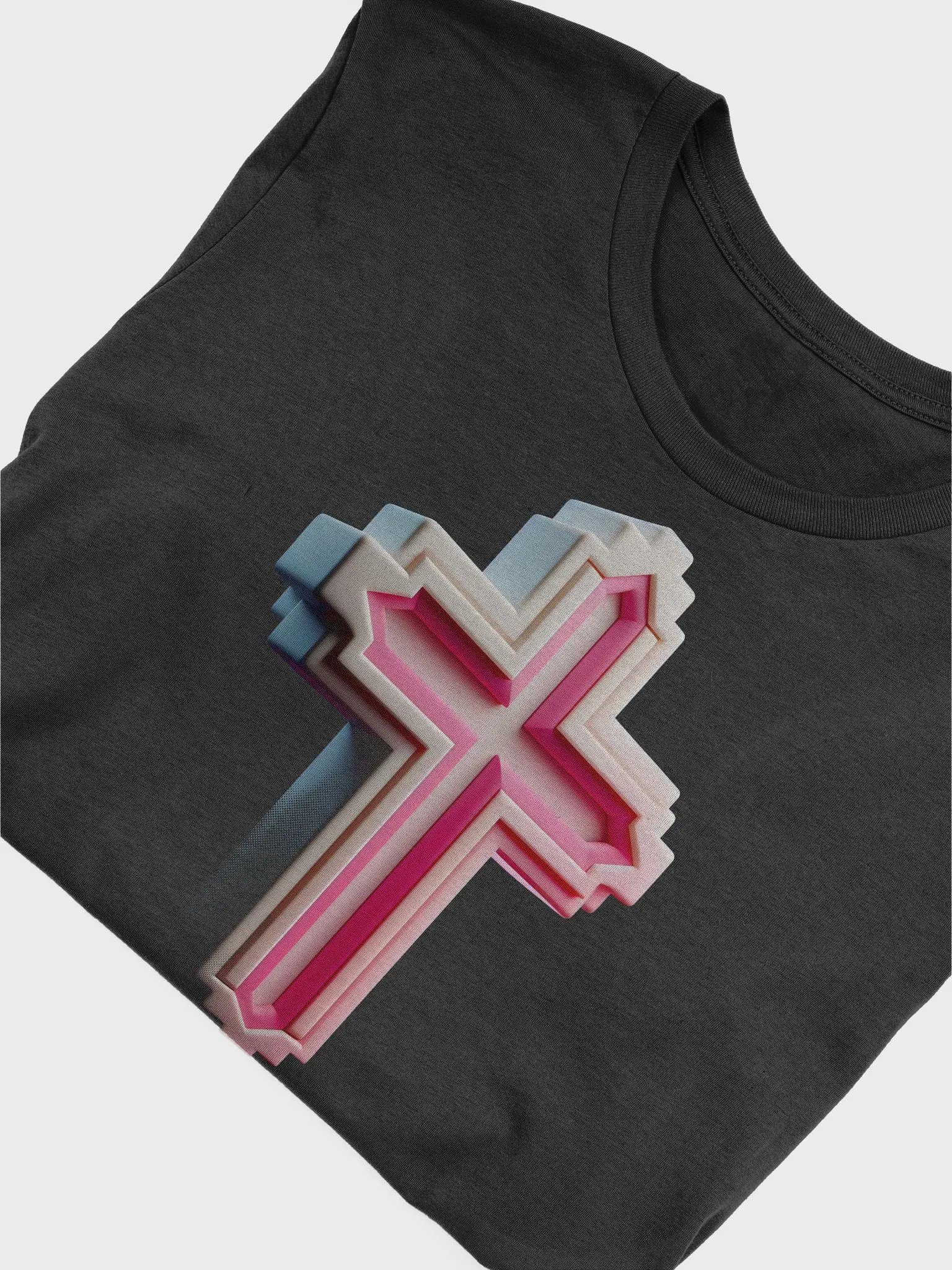 Pink and White Cross product image (5)