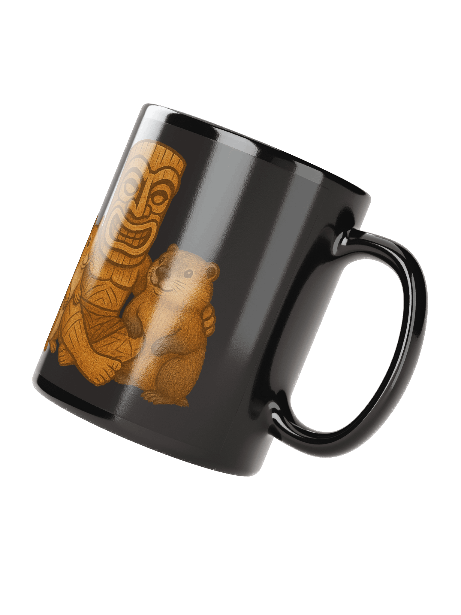 Make Friends Tiki Mug - Squirrel & Groundhog product image (2)